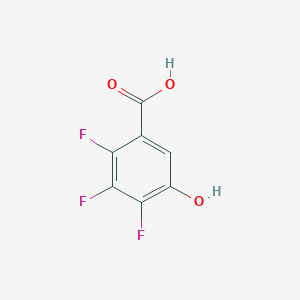 molecular formula C7H3F3O3 B2396857 2,3,4-Trifluoro-5-hydroxybenzoic acid CAS No. 38233-44-2