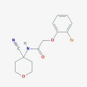 B2396864 2-(2-bromophenoxy)-N-(4-cyanooxan-4-yl)acetamide CAS No. 1797893-30-1