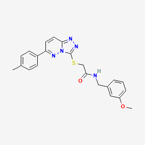 N-(3-methoxybenzyl)-2-((6-(p-tolyl)-[1,2,4]triazolo[4,3-b]pyridazin-3-yl)thio)acetamide