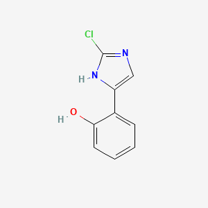 2-(2-Chloro-1H-imidazol-5-yl)phenol