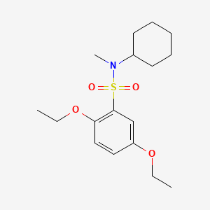 N-cyclohexyl-2,5-diethoxy-N-methylbenzenesulfonamide