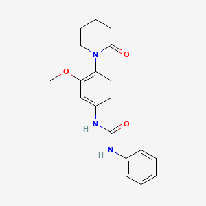 1-(3-Methoxy-4-(2-oxopiperidin-1-yl)phenyl)-3-phenylurea