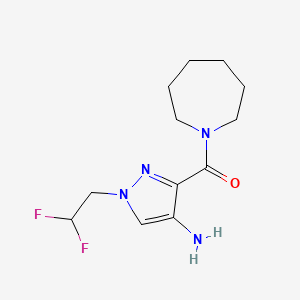 3-(Azepan-1-ylcarbonyl)-1-(2,2-difluoroethyl)-1H-pyrazol-4-amine