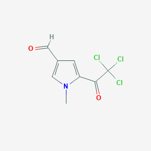 1-methyl-5-(trichloroacetyl)-1H-pyrrole-3-carbaldehyde