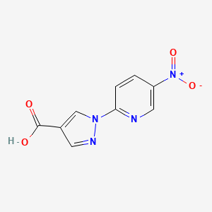 1-(5-nitropyridin-2-yl)-1H-pyrazole-4-carboxylic acid