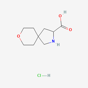 8-Oxa-2-azaspiro[4.5]decane-3-carboxylic acid hydrochloride