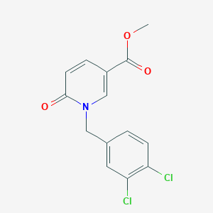 Methyl 1-(3,4-dichlorobenzyl)-6-oxo-1,6-dihydro-3-pyridinecarboxylate