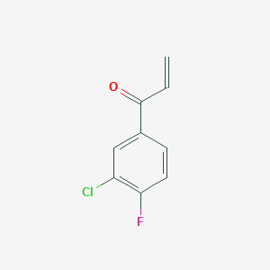 1-(3-Chloro-4-fluorophenyl)prop-2-en-1-one