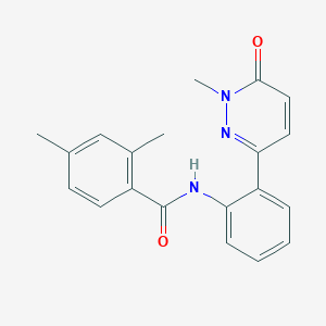 2,4-Dimethyl-N-[2-(1-methyl-6-oxopyridazin-3-YL)phenyl]benzamide