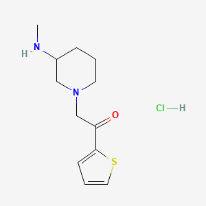2-(3-(Methylamino)piperidin-1-yl)-1-(thiophen-2-yl)ethanone hydrochloride