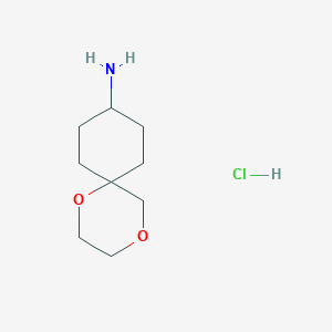 1,4-Dioxaspiro[5.5]undecan-9-amine hydrochloride