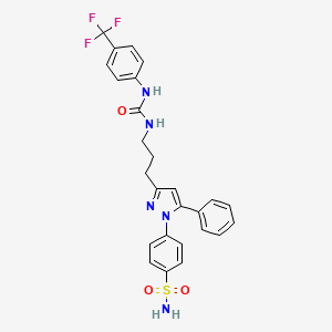 molecular formula C26H24F3N5O3S B2397917 Ptupb 