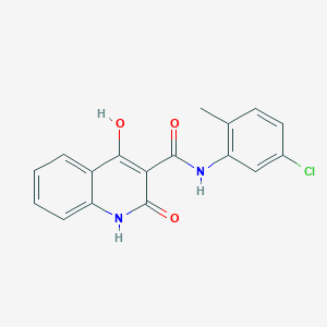 molecular formula C17H13ClN2O3 B2397968 N-(5-chloro-2-methylphenyl)-4-hydroxy-2-oxo-1,2-dihydroquinoline-3-carboxamide CAS No. 941923-44-0