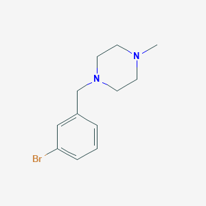 molecular formula C12H17BrN2 B2398016 1-(3-Bromobenzyl)-4-methylpiperazine CAS No. 331977-03-8