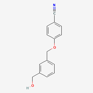 4-(3-Hydroxymethyl-benzyloxy)-benzonitrile
