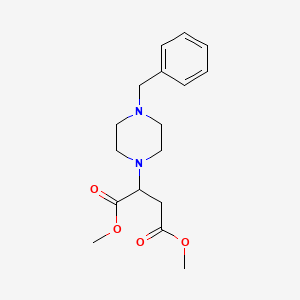 Dimethyl 2-(4-benzylpiperazin-1-yl)succinate