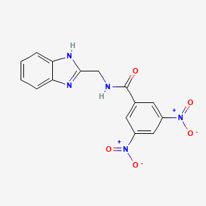N-(1H-benzimidazol-2-ylmethyl)-3,5-dinitrobenzamide