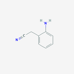 molecular formula C8H8N2 B023982 2-(2-aminophenyl)acetonitrile CAS No. 2973-50-4