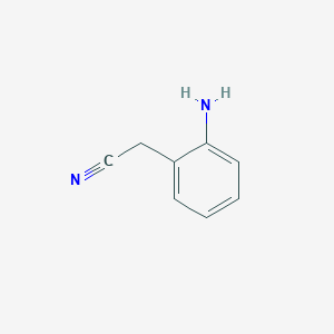 molecular formula C8H8N2 B023982 (2-Aminophenyl)acetonitrile CAS No. 2973-50-4
