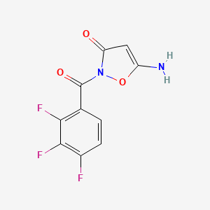 5-amino-2-[(2,3,4-trifluorophenyl)carbonyl]-1,2-oxazol-3(2H)-one