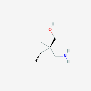 [(1R,2S)-1-(Aminomethyl)-2-ethenylcyclopropyl]methanol