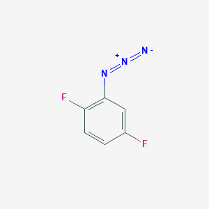 molecular formula C6H3F2N3 B2398268 2-Azido-1,4-difluorobenzene CAS No. 123330-50-7