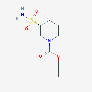 molecular formula C10H20N2O4S B2398281 Tert-butyl (3R)-3-sulfamoylpiperidine-1-carboxylate CAS No. 2165895-40-7