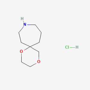 1,4-Dioxa-10-azaspiro[5.6]dodecane;hydrochloride