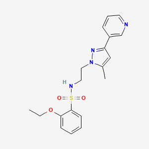 2-ethoxy-N-(2-(5-methyl-3-(pyridin-3-yl)-1H-pyrazol-1-yl)ethyl)benzenesulfonamide
