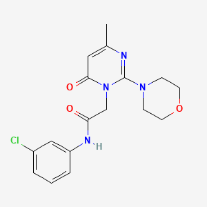N-(3-chlorophenyl)-2-(4-methyl-2-morpholin-4-yl-6-oxopyrimidin-1(6H)-yl)acetamide