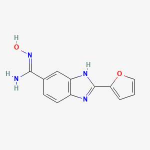 2-(2-Furyl)benzimidazole-6-carboxamidoxime