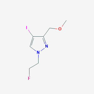 1-(2-fluoroethyl)-4-iodo-3-(methoxymethyl)-1H-pyrazole