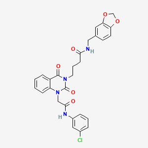 molecular formula C28H25ClN4O6 B2398391 WRX606 CAS No. 899937-47-4