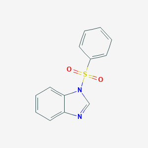 molecular formula C13H10N2O2S B239841 1-(Benzenesulfonyl)benzimidazole CAS No. 15728-43-5
