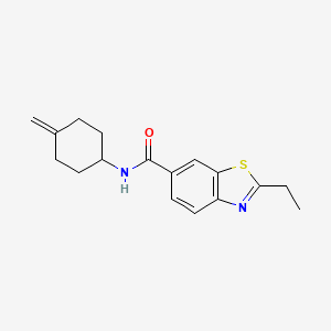 molecular formula C17H20N2OS B2398436 2-ethyl-N-(4-methylenecyclohexyl)benzo[d]thiazole-6-carboxamide CAS No. 2210055-07-3