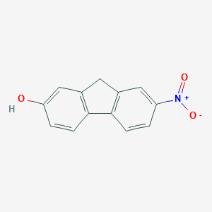 molecular formula C13H9NO3 B023985 2-Hydroxy-7-nitrofluorene CAS No. 6633-40-5