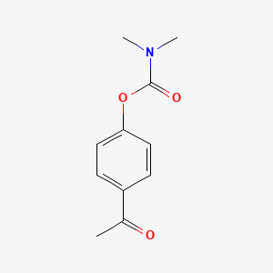 molecular formula C11H13NO3 B2398528 4-Acetylphenyl dimethylcarbamate CAS No. 52916-82-2