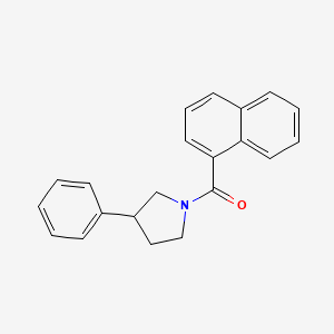 Naphthalen-1-yl(3-phenylpyrrolidin-1-yl)methanone