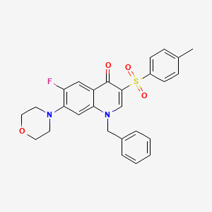 1-benzyl-6-fluoro-7-morpholino-3-tosylquinolin-4(1H)-one