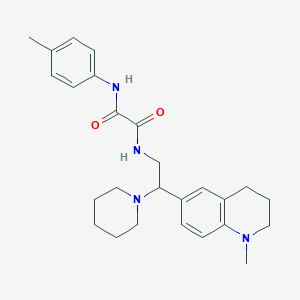 N-(4-methylphenyl)-N'-[2-(1-methyl-1,2,3,4-tetrahydroquinolin-6-yl)-2-piperidin-1-ylethyl]ethanediamide