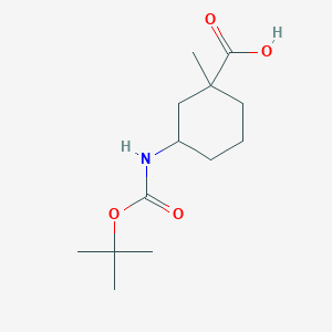 3-((tert-Butoxycarbonyl)amino)-1-methylcyclohexanecarboxylic acid