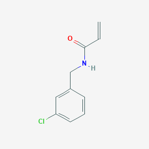 molecular formula C10H10ClNO B2398657 N-[(3-chlorophenyl)methyl]prop-2-enamide CAS No. 1156162-35-4