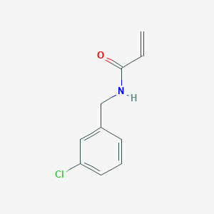 N-[(3-chlorophenyl)methyl]prop-2-enamide