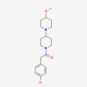 2-(4-Bromophenyl)-1-(4-methoxy-[1,4'-bipiperidin]-1'-yl)ethan-1-one