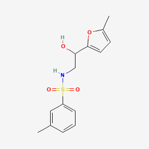 N-(2-hydroxy-2-(5-methylfuran-2-yl)ethyl)-3-methylbenzenesulfonamide