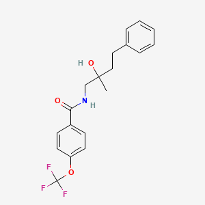 N-(2-hydroxy-2-methyl-4-phenylbutyl)-4-(trifluoromethoxy)benzamide