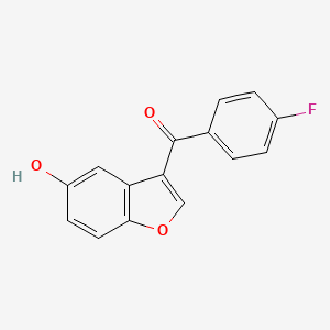 (4-Fluorophenyl)(5-hydroxy-1-benzofuran-3-yl)methanone