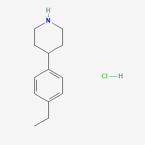 4-(4-Ethylphenyl)piperidine hydrochloride