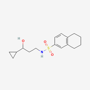 N-(3-cyclopropyl-3-hydroxypropyl)-5,6,7,8-tetrahydronaphthalene-2-sulfonamide