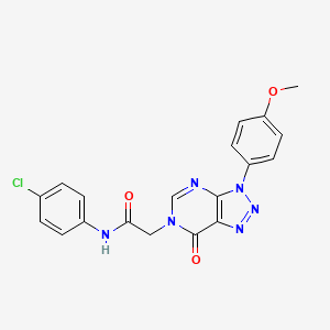N-(4-chlorophenyl)-2-(3-(4-methoxyphenyl)-7-oxo-3H-[1,2,3]triazolo[4,5-d]pyrimidin-6(7H)-yl)acetamide